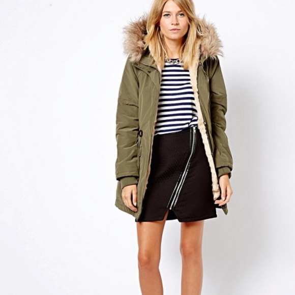 ASOS Jackets & Blazers - ASOS • Faux Fur Parka